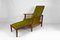 Green Velvet & Beech Morris Armchair, UK, 1900 2