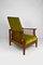 Grüner Morris Sessel aus Samt & Buche, UK, 1900 15