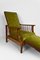 Grüner Morris Sessel aus Samt & Buche, UK, 1900 19