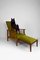 Grüner Morris Sessel aus Samt & Buche, UK, 1900 8