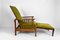 Green Velvet & Beech Morris Armchair, UK, 1900 6