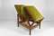 Grüner Morris Sessel aus Samt & Buche, UK, 1900 14