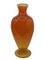 Vintage Orange & Blue Art Glass Flower Vases, Set of 2, Image 14