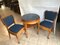 Table Basse et Chaises, 1950s, Set de 3 2