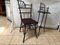 Rattan Furniture Chair & Flower Table, 1940s, Set of 2 4