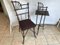 Rattan Furniture Chair & Flower Table, 1940s, Set of 2 1