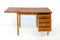 Teak Office Desk, Denmark, 1950s 4