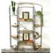 Mid-Century Brass & Smoked Glass Shelves, Image 6