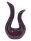 French Porcelain Vase with Vivid Bordeaux Red, Image 2