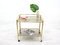 Vintage Gold Metal & Glass Bar Trolley, 1980s 2