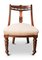 19th Century Oak Upholstered Salon Chair with Carved Rail Back & Central Rear on Front Castors, 1800s, Image 2