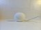 Lámpara de mesa Snowball de vidrio opalino de Agneta Sweden, Imagen 1