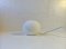 Snowball Opaline Glass Table Lamp From Agneta Sweden 1