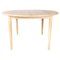 Dining Table in Soap Treated Beech by Severin Hansen for Haslev, Image 1