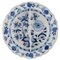 Large Antique Blue Porcelain Onion Bowl from Meissen 1