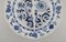 Large Antique Blue Porcelain Onion Bowl from Meissen 2