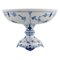 Blue Fluted Half Lace Compote Dish from Royal Copenhagen, 1958, Image 1
