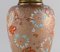 Large Hand-Painted Flowers & Gold Pottery Vase from Doulton Lambeth 6