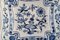 Antike blaue handbemalte Zwiebelschale aus Porzellan von Meissen 3