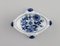 Antique Blue Hand-Painted Porcelain Onion Salt Vessel from Meissen, Image 3