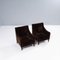 Georgian Brown Velvet Armchair from George Smith, Set of 2, Image 2