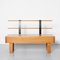 Short Solid Oak Bench 2