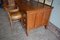 Antique Art Deco Oak Writing Table & Chair, Set of 2 8