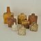 Ocher and Earth Tones Studio Ceramic Vases, 1960s, Set of 9, Image 7