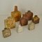 Ocher and Earth Tones Studio Ceramic Vases, 1960s, Set of 9 3