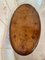 Antique Burr Walnut Inlaid Oval Centre Table, Image 12