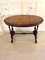 Antique Burr Walnut Inlaid Oval Centre Table 3