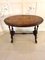 Antique Burr Walnut Inlaid Oval Centre Table, Image 3