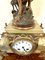 Antique French Spelter & Onyx Clock 13