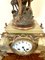 Antique French Spelter & Onyx Clock, Image 13
