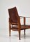 Fauteuils Kaare Klint Safari en Cuir Rouge et Frêne, Rud Rasmussen, 1950s de Rud. Rasmussen, Set de 2 9