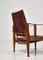 Kaare Klint Safari Sessel aus rotem Leder & Eschenholz, Rud Rasmussen, 1950er Rasmussen, 2er Set 9