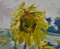 Georgij Moroz, Campo de girasoles impresionista, 2000, óleo sobre lienzo, enmarcado, Imagen 5