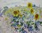 Georgij Moroz, Impressionist Field of Sunflowers, 2000, Oil on Canvas, Framed, Image 1