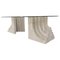 Vintage Travertine Coffee Table Italy, 1970s by Carlo Scarpa, Image 1