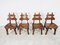 Vintage Brutalist Dining Chairs, Set of 4, 1960s 1