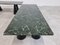 Vintage Green Marble Coffee Table Set, 1980s, Set of 3 7