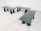 Vintage Green Marble Coffee Table Set, 1980s, Set of 3 4