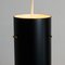 Lampe à Suspension Zylinder Mid-Century en Métal Noir et Laiton par JT Kalmar, Autriche 3