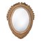 Neoclassical Regency Style Acanthus Gold Foil Hand-Carved Wooden Mirror, 1970, Image 1