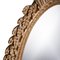 Neoclassical Regency Style Acanthus Gold Foil Hand-Carved Wooden Mirror, 1970 3