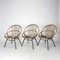 Rattan Terrace Chairs, Set of 3 2