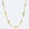 20th Century French 18 Karat Yellow Gold Filigree Chain Necklace 11