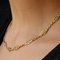 20th Century French 18 Karat Yellow Gold Filigree Chain Necklace 8