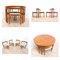 Mid-Century Danish Teak Dining Table & Chairs by Hans Olsen for ABJ Mobler, Set of 5 6