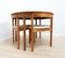 Table et Chaises de Salle à Manger Mid-Century en Teck par Hans Olsen pour ABJ Mobler, Danemark, Set de 5 7